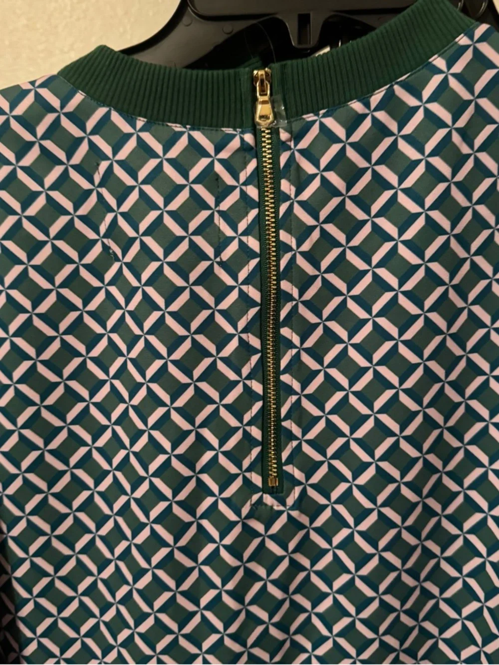 NWT Addison Bay Vine Geo Trellis Print Peplum Drop Waist Flounce Dress Sz XL - Picture 10 of 11
